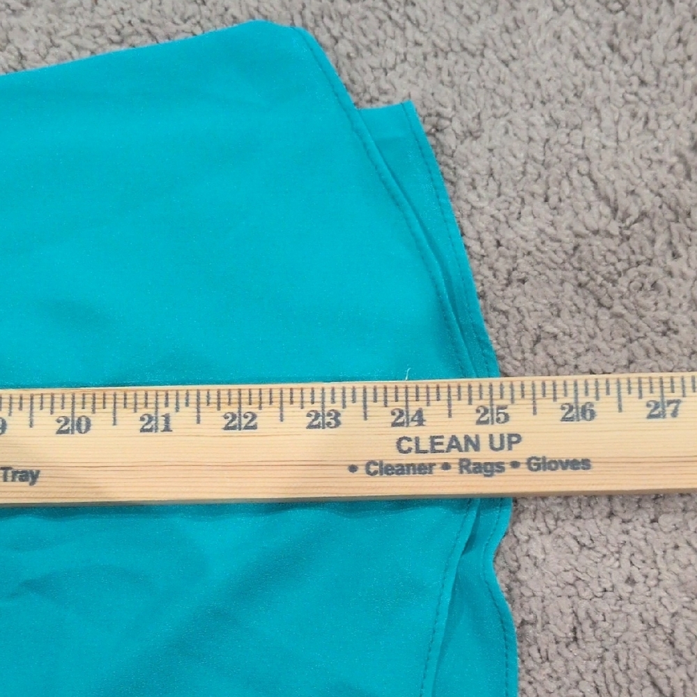 Joseph Ribkoff Turquoise V-Neck Blouse - Picture 6 of 7